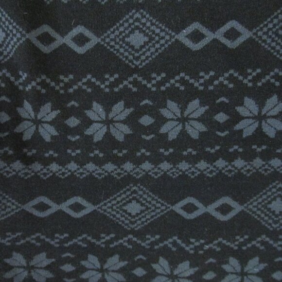 PINK ROSE WOMENS JUNIOR'S SIZE L LEGGINGS BLACK NORDIC ANKLE LENGTH FLEECE PANTS - Picture 2 of 5